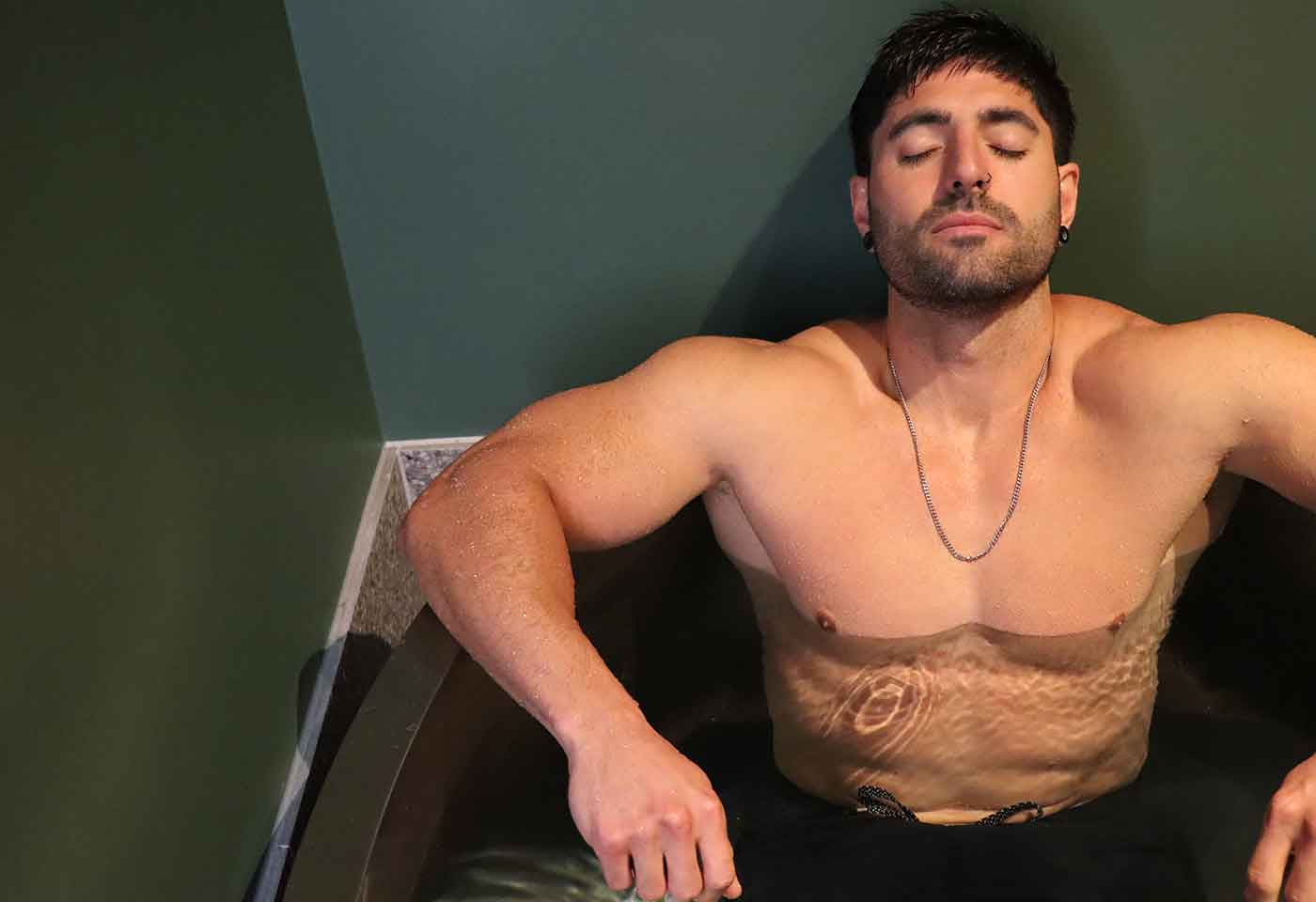 Ice baths at CalmBar in Rozelle, Sydney