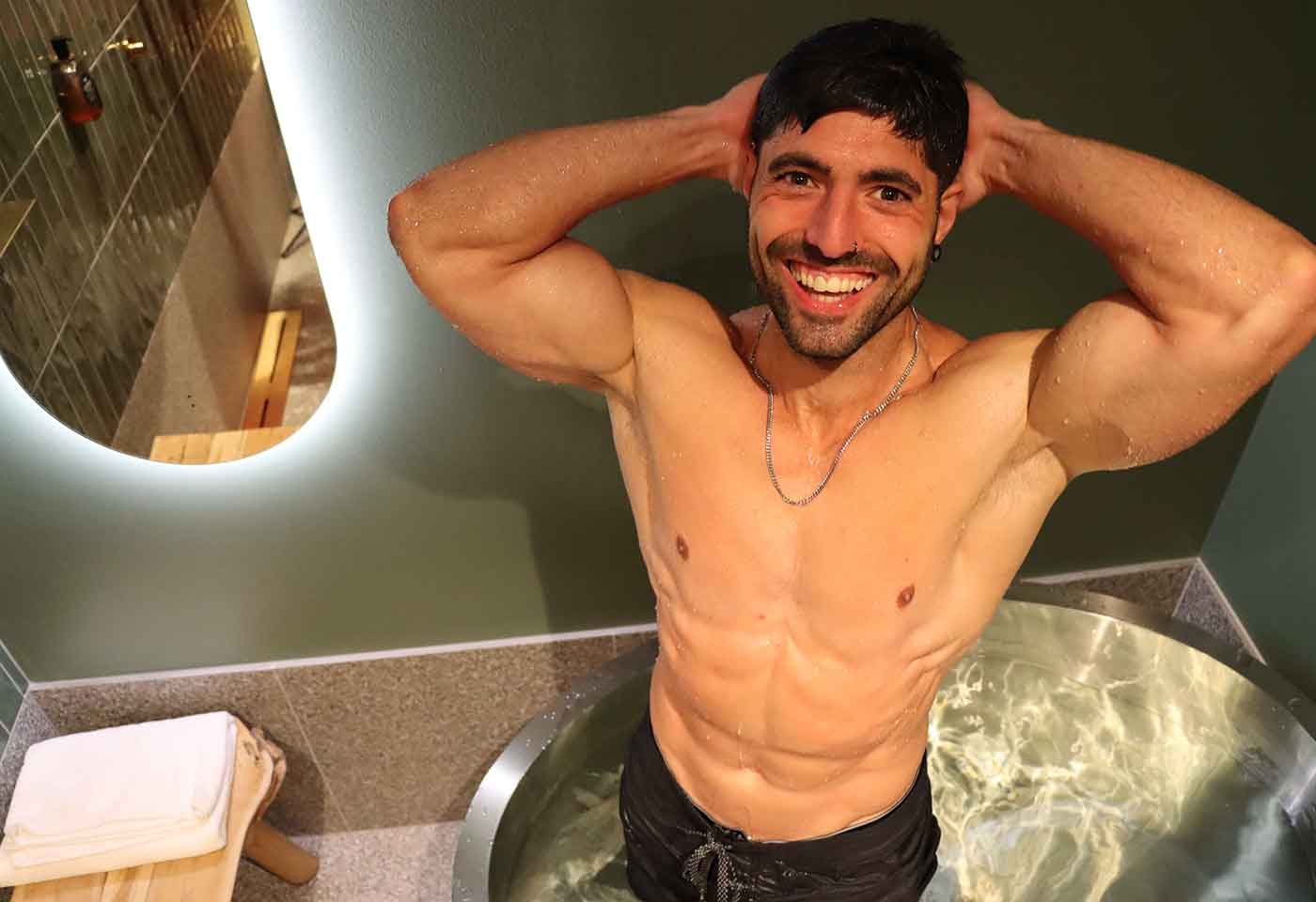 Ice baths, cold therapy in private rooms at CalmBar in Rozelle, Sydney